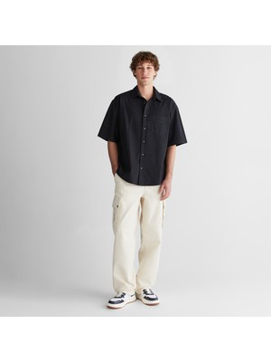 Gant Erkek Krem Relaxed Fit Kargo Pantolon