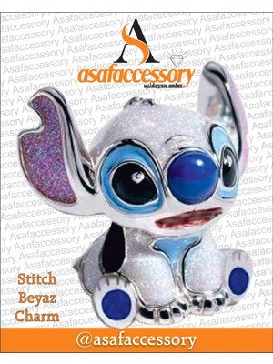 Stitch Beyaz Charm Asafaccessory