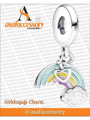 Gökkuşağı Charm Asafaccessory Mavi