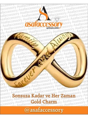Sonsuzluk Işareti Gold Charm Asafaccessory Altın