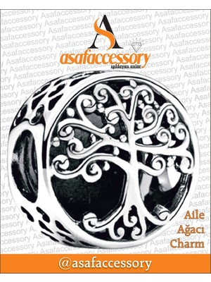 Aile Ağacı Charm Asafaccessory Gümüş