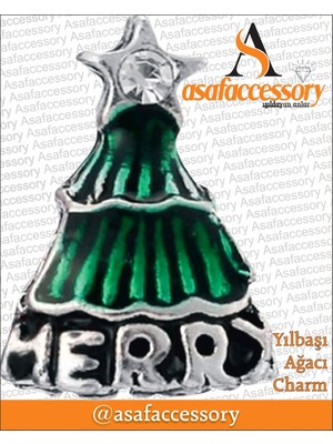 Yılbaşı Charm Gümüş Kaplama