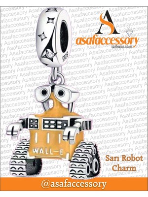 Wall-E Sarı Robot Charm