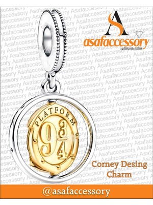 Corney Desing Charm Asafaccessory Sarı