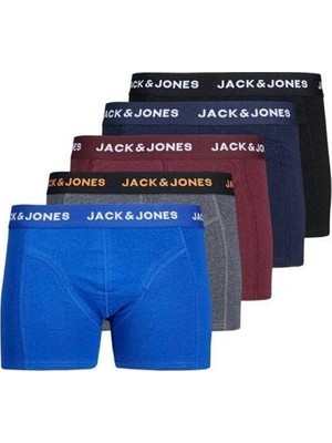 Jack & Jones Erkek Renkli Trunks Boxer 5'li 12167028