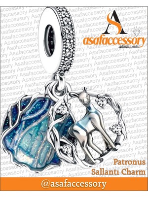 Patronus Sallantılı Charm Gümüş