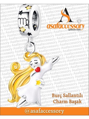 Başak Burcu Figür Charm Asafaccessory Gümüş