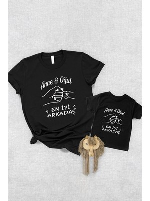 Tshirthane Anne Oğul En İyi Arkadaş (TEK ÜRÜN FİYATIDIR KOMBİN YAPMAK İÇİN EN AZ 2 ADET SEPETE EKLEYİNİZ)