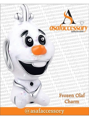 Frozen Olaf Charm Asafaccessory Beyaz