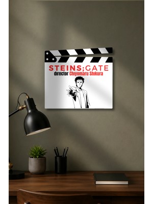 Gişe Arts Klaket Tablo / Duvar Dekoru - Steins;gate V2