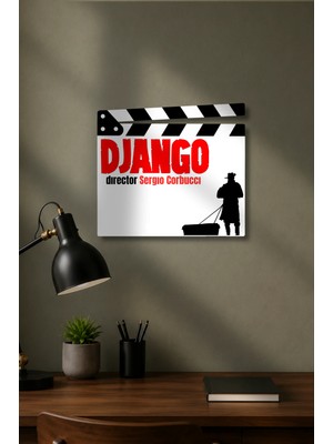 Gişe Arts Klaket Tablo / Duvar Dekoru - Django (Cango'nun Intikamı) V2