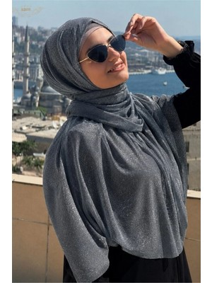 ALDAIYR Simli Şal Abiye Şal