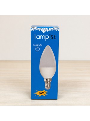 Lampist 5W LED Mum Ampul 420LM 6500K 230V E14