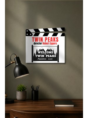 Gişe Arts Klaket Tablo / Duvar Dekoru - Twin Peaks (Ikiz Tepeler) V2