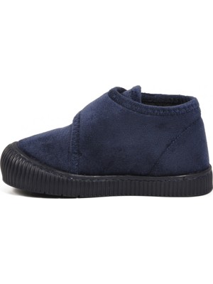 Ba & Ba Lacivert Süet Unisex Çocuk Panduf 058999 P