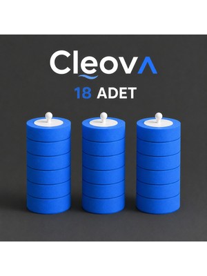 Cleova Tek Kullanımlık Fırça Başlığı Yedekleri