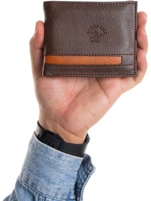 Newish Erkek Suni Deri Minimal Cüzdan ve Kartlık -  NEW414