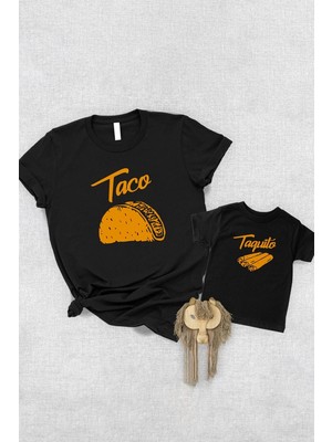 Tshirthane Taco Taquito Baba Oğul Kız (TEK ÜRÜN FİYATIDIR KOMBİN YAPMAK İÇİN EN AZ 2 ADET SEPETE EKLEYİNİZ)