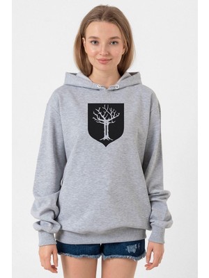 Tshirthane GOT House Forrester Grimelanj Kadın 3ip Kapşonlu Sweatshirt