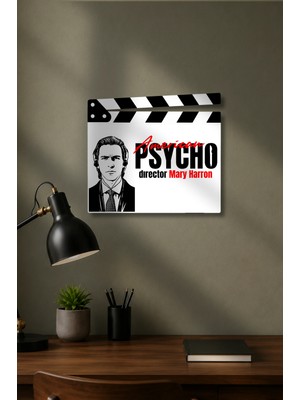 Gişe Arts Klaket Tablo / Duvar Dekoru - American Psycho (Amerikan Sapığı) V2