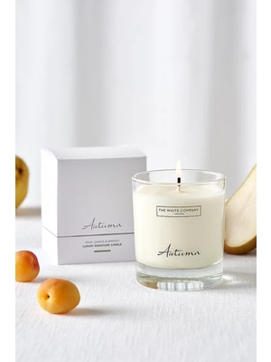 The White Company Autumn Luxury Signature Kokulu Mum 210 G