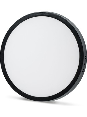 3 Adet Noas YL14 2410 S Sıva Üstü 24W Siyah Kasa LED Spot 6500K Beyaz Işık
