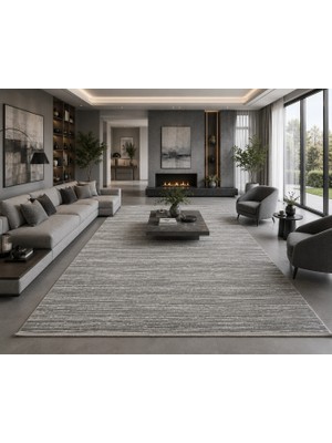 Luxess Halı Lima 1182 Gri Modern Akrilik Salon Halısı