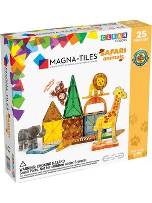 MAGNA-TILES® - Safari Manyetik Bloklar - 25 Parça