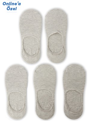 Kiğılı 5'li Pamuklu Esnek Loafer Çorap Seti