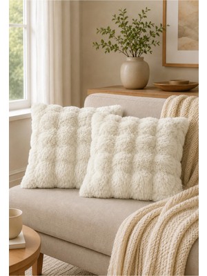 Lal Home Deco Peluş Kırlent Seti Ikili