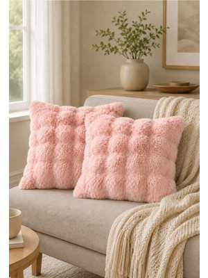 Lal Home Deco Peluş Kırlent Seti Ikili