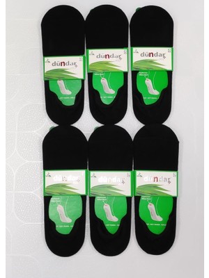 Dündar 5541 Erkek Bambu Babet Dikişsiz Çorap Siyah Renkli 6'lı Paket