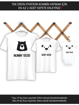 Mummy Baby Bear Anne Oğul Kız(Tek Ürün Fiyatıdır Kombin Yapmak Için En Az 2 Adet Sepete Ekleyiniz)