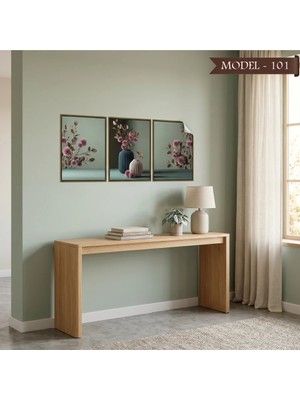 Akıllı Kağıt Statik Tutunma Özellikli Tablo - Poster Çiçek (Model- 101)