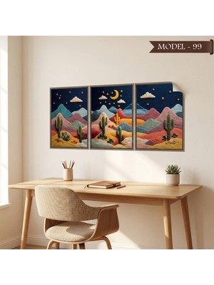 Akıllı Kağıt Statik Tutunma Özellikli Tablo - Poster Çiçek (Model- 99)