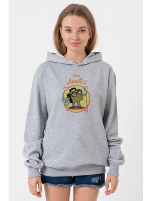 Tshirthane The Umbrella Academy Team Analist Grimelanj Kadın 3ip Kapşonlu Sweatshirt