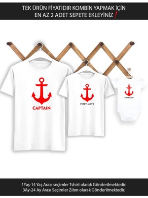 Baba Oğul Kız Captain First Mate (Tek Ürün Fiyatıdır Kombin Yapmak Için En Az 2 Adet Sepete Ekleyini