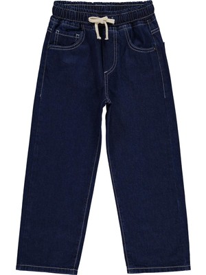 Civil Boys Kontras Dikişli 10-13 Yaş Pantolon - Mavi