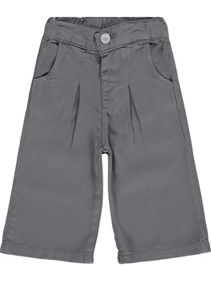 Civil Baby Pileli Tencel 6-18 Ay Pantolon Kot - Gri