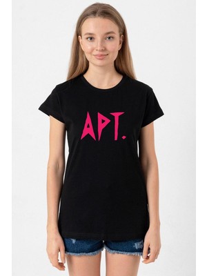 Blackpink Apt Siyah Kadın Tshirt