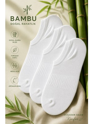 Tibo 3 Çift Burun Dikişsiz Yumuşacık Premium Erkek Sneaker Patik Çorap
