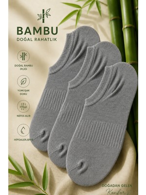 Tibo 3 Çift Burun Dikişsiz Yumuşacık Premium Erkek Sneaker Patik Çorap