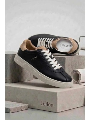 Lufian Paul 111230293 Erkek Deri Siyah Sneaker