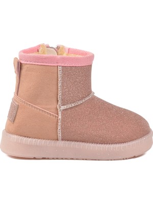 Ayk's Pembe Simli Içi Kürklü Bebek Bot 1212 B