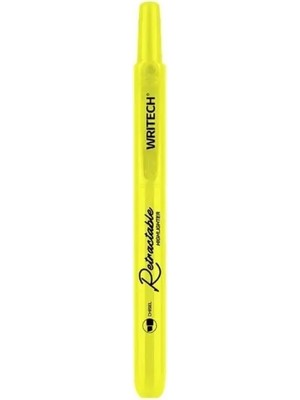 Writech W-805S Fosforlu Kalem Yedeği Tüp Neon Sarı
