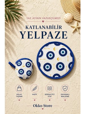 OkkoStore Pratik Katlanabilir Yelpaze