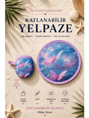 OkkoStore Pratik Katlanabilir Yelpaze