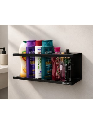 Blaene Siyah 304 Paslanmaz Çelik Çift Katlı Duş Organizeri - BTH-004