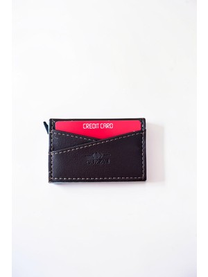 CLASSBAG Erkek Kahverengi Mekanizmalı Otomatik Kızaklı Kartlık (6cm x 9,5cm)