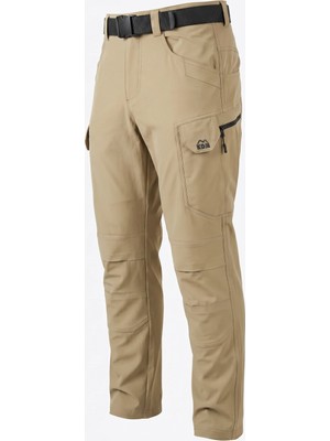 Kdm Kafkas Tactical Outdoor Trekking Taktikal Likralı Mevsimlik Doğa Yürüyüşü Bej Renk Kaliteli Şık Duruş Pantolon